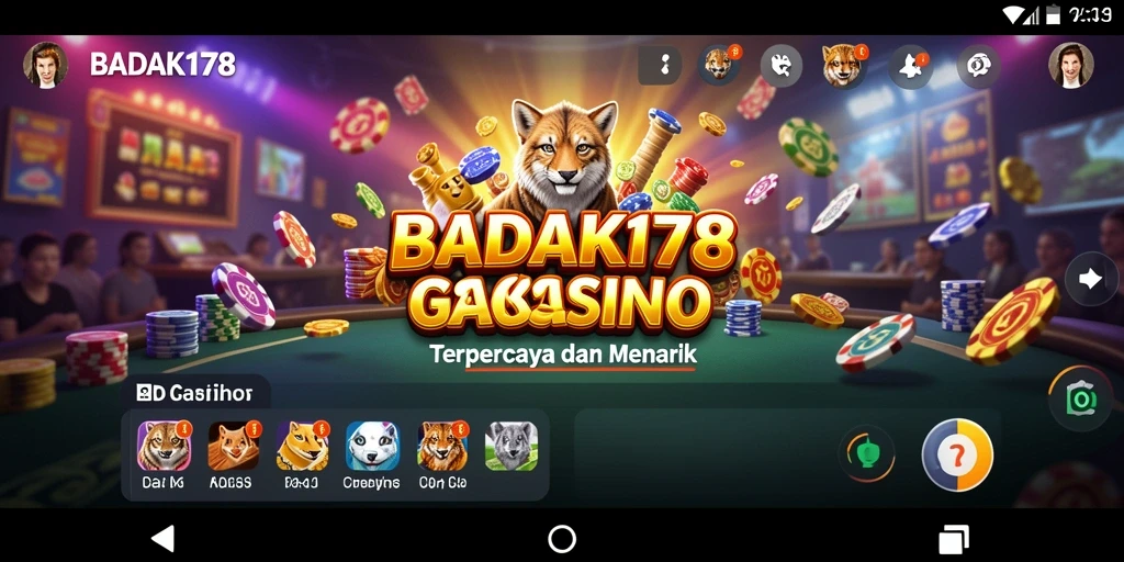 Tampilan gameplay BADAK178 yang menarik dan menghibur.