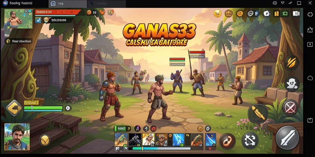 Screenshot utama GANAS33 menampilkan keseruan gameplay Casual yang menarik.