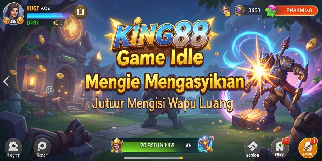 Screenshot KING88 menampilkan gameplay Idle yang seru dan interaktif.