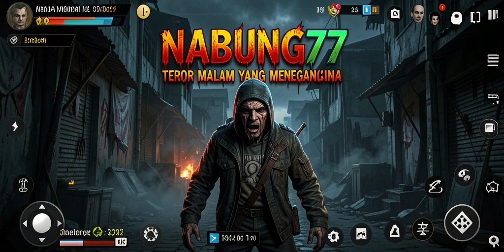 Tangkapan layar dari gameplay NABUNG77 dengan suasana Horror yang mencekam.