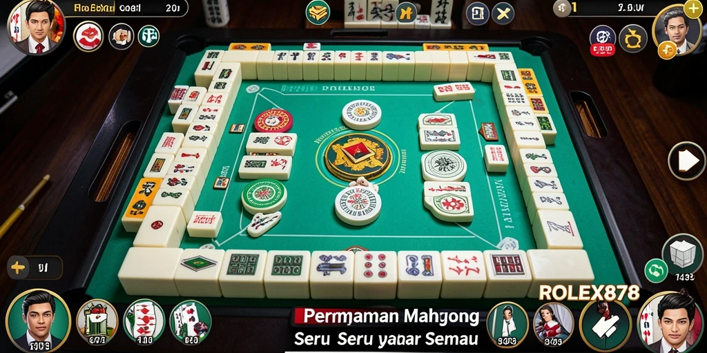 Tampilan gameplay seru dalam permainan Mahjong ROLEX878.