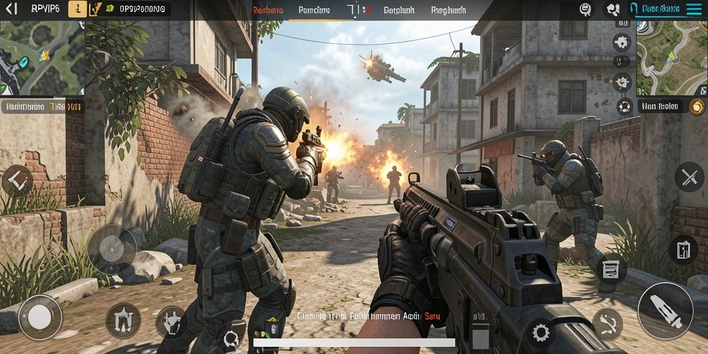Tampilan gameplay RPVIP6 yang menampilkan aksi seru dan grafis mencolok.