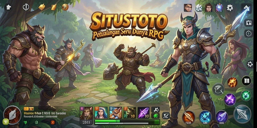 Tampilan seru dari gameplay RPG SITUSTOTO yang mengasyikkan.